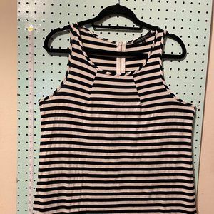 Green Envelope LA Tailored Striped Tank Top